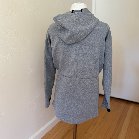 Athleta Gray and Black Hoodie sweatshirt jacket size S - Picture 2 of 7